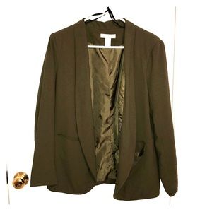 army green blazer